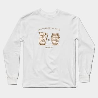 Milk & Honey - Jeremiah Bible Verse Vintage Aesthetic Long Sleeve T-Shirt